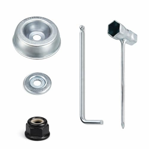 Rowglow 5pcs Ecrous Tete Debroussailleus Pour Fs55 Fs66 Fs74 Fs76 Fs80 Fs86 Fs86 Fs87 Fs88 Fs90 Fs100 Fs110 Fs120 Fs130 Fs250, écrous Tête Débroussailleuse