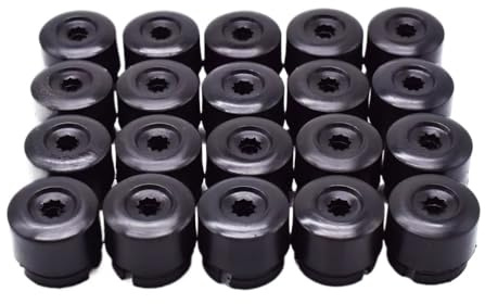 DCXXAN Radbolzen, für VW Transporter T5 T6 2003-2020 19mm Radmuttern-Schraubenkopf-Abdeckungen