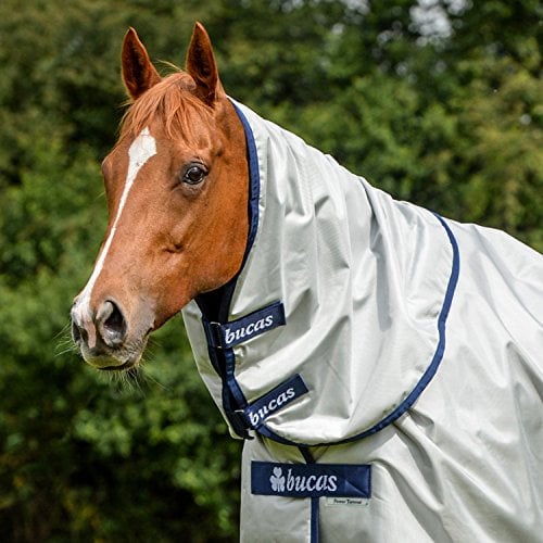 Bucas Power Turnout Combi Neck, Halsteil, Silber, Grösse XL (Rückenlänge 155 cm)