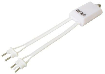 Unbekannt 2 Stück Rundfunk-Empfängerweiche Antennenstecker 9,5 mm IEC-Stecker