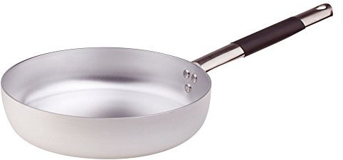 Pentole Agnelli ALMC111C32 Linea Cool Padella Dritta Friggere con 1 Manico in Alluminio da 3 mm, 32 cm