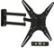 Mount-It. mi-2065l Full Motion Swivel Gelenkige Arm, LCD, LED, 4 K TV-Wandhalterung für 58,4–139,7 cm, kompatibel mit VESA 400 x 400, 66 lbs Kapazität, Tilt, Drehgelenk, und Rotation Motion