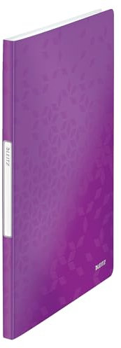 Leitz 46310062 Sichtbuch wow, A4, PP, 20 Hüllen, violett