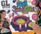 Grafix Girls Nail Art Kit Swirl Machine 4 Paints 3 Glitters Holographic Stickers, Multi Colour