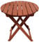 Garden Pleasure Gartentisch Hanford Ø45xH50 cm Balkon Klapptisch Holztisch Eukalyptus rund
