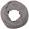 styleBREAKER Unisex Feinstrick Schal, einfarbiger Loop Schlauchschal, Feinripp Winter Strickschal, Loopschal 01018112, Farbe:Grau