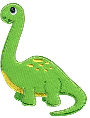 PatchMommy Dinosaurier Dino Patch Aufnäher Applikation zum Aufbügeln Bügelbild - für Kleidung Jeans Jacken Kinder Baby