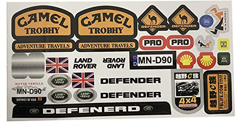 BliliDIY 1/12 Rc Auto Modell Ersatzteile DIY Aufkleber Decals Sheet Für Karosseriezubehör