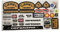 BliliDIY 1/12 Rc Auto Modell Ersatzteile DIY Aufkleber Decals Sheet Für Karosseriezubehör