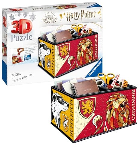 Ravensburger 3D Puzzle 11258 - Aufbewahrungsbox Harry Potter - Praktischer Organizer für Harry Potter Fans - Geschenkidee für Erwachsene und Kinder ab 8 Jahren