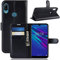 COPHONE® Custodia per Huawei Y6 2019, Custodia in Pelle compatibili Huawei Y6 2019 Nero. Cover a Libro per Huawei Y6 2019 Magnetica Portafoglio
