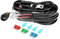 SKYWORLD LED-Lichtleiste Kabelbaum-Set 2 Kabel 10ft 40 A Gleichstrom 12V Sicherungsrelais EIN-/Ausschalter, Auto-Nebelscheinwerfer Kabelbaum-Kits für Offroad-Fahrten Arbeitslichtleiste LKW
