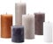 Bolsius Rustikale Stumpenkerzen - Geschenkset mit 6 Stück - New Neutrals - Dekorative Haushaltskerzen - Lange Brenndauer - Unparfümierte - Enthält natürliches Pflanzenwachs - Ohne Palmöl