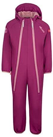 Trollkids Kids Nordkapp Overall 80, mulberry/orchid