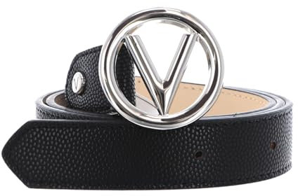 VALENTINO Round Belt W100 Nero/Nichel - kürzbar