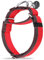 Dazzber Martingal Halsbänder für Mittel/Große Hunde 4cm Breites, Extra Starkes, Verstellbar, Hohe Farbechtheit- Nylon 2 Farbe Gestreift Weit Hundehalsband (Rot & Grau, Groß, 4cm Breit)