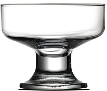 JUANIO Lot de 12 Coupes à glace avec pieds, verres à dessert fruit- 25.5 cl