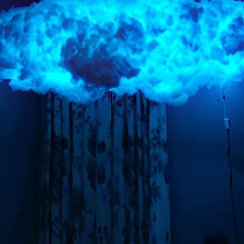 BOBVB RGB Thunder Cloud Lamp, DIY Creative Cloud Lights, Cloud Led Night Lamp with Adjustable Color, Gaming Room Technology Sense RGB Wall Light for Home, Game Rooms, Bar, Party 20M