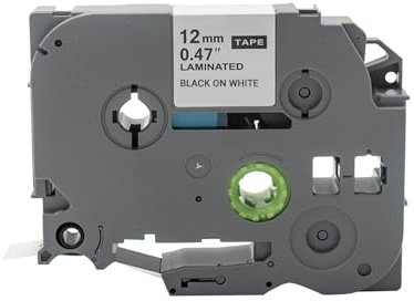 Cartridgeify Etikettenbänder als Ersatz für Brother P-Touch Tapes TZ TZe-231 (12 mm x 8 m), Schwarz auf Weiß, für PTouch Label Maker PT-D210 PT-D220 PT-D200 PT-H110 PT-D400 H100LB H100LB