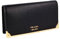 Prada Damen Schwarz Saffiano Leder Abendtasche 1DH044