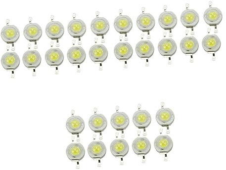 DOITOOL Hochleistungs-LED-Chip 30 Stk 45mil-chip Led-spar-chip-lampe 3w Hochleistungs-led-perlen 3w Led-chiplampe Imitation Lumen