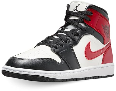 Nike Air Jordan 1 Mid-Top Herren-Turnschuhe, 8 Women/8 Men