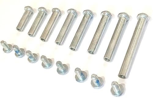 RSProRiders - Push Scooter Axle Bolt Various Sizes Strong Alloy Complete with Screw Nut (65mm)