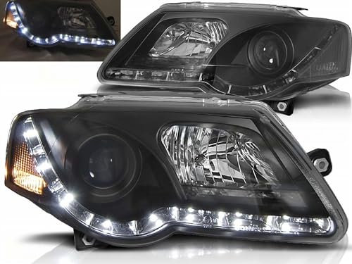 CR-Lights Led Scheinwerfer Set in schwarz für VW Passat 3C 2005-2010