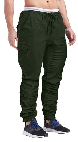Combinaison De Travail Homme Pantalon Treillis Militaire Jogging Coton Multicolore M