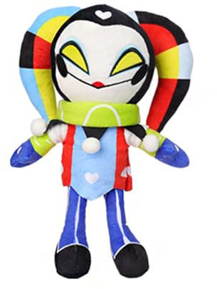 Jilijia Hazbin Hotel - Almohada de felpa de anime Robo Fizz/Alastor/Angel Dust/Charlie Morningstar Cosplay Figura de peluche Decoración súper suave Cojín de sofá Decoración del hogar Regalos