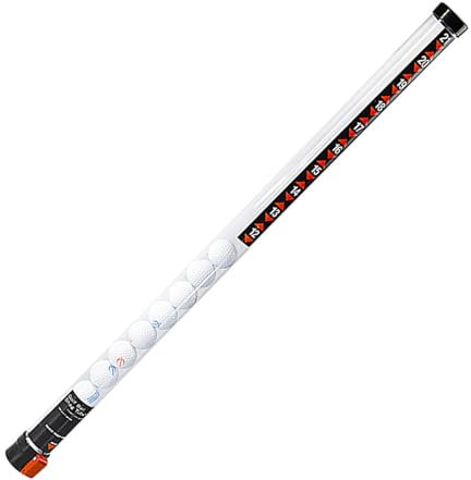 Rurunklee Tube de collecte de balles de golf, retriever de balle de golf, multifonctionnel, transparent, pour ramasser les balles de golf, outils de ramassage légers pour le parc de f