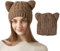 Saingace Kopfbedeckung Winterhut Damen Biathlon MüTze KindermüTzen Jungen Winter Jack and MüTze Jungen Handschuhe Damen Winter GefüTtert Gruene Strickmuetze Women's Hats Caps
