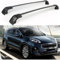 FQYZJDCZ Dachgepäckträger Querträger für Mazda CX-5 2012-2016, Auto Dachgepäckträger Querträger Dachreling Schienen Träger Halter Zubehör,C-Silver Black