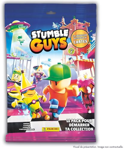 PANINI Stumble Guys Trading Cards 2 Starter Pack (1 Ordner + 2 Hüllen + 1 Karte Limited Edition)