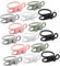CONGARTENO 30pcs Storage Ties Versatile Buttons Modified Horn Cover Fastener Buttons Wheel Cover Horn Truck Trailer Lights Replaceable Pulley Silicone Hair Organizer Holder
