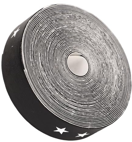 equlup Racket Head Protection Tape, 18mm Width 5m Length Antiscratch Tennis Racket Head Guard Protection Tape for Tennis Practice Racquetball
