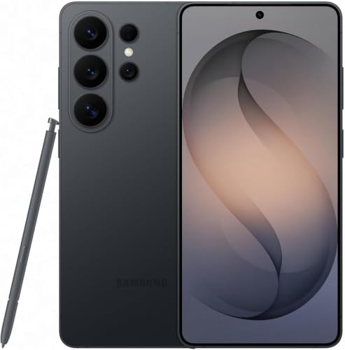 Samsung Galaxy S26 Ultra 5G 12GB RAM 5.000mAh Akku AI Handy Android 16 Smartphone EU ohne Simlock ohne Branding (Schwarz, 256 GB)