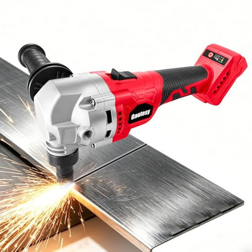 Cordless Metal Nibbler Compatible with Makita 18V Battery,450W Brushless Electric Metal Shear with 30000 RPM,360° Rotating Nibble Head,Electric Nibbler for Stainless Steel & Aluminum (NO Battery)