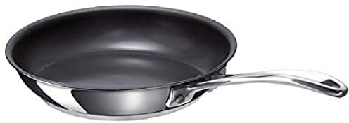 Beka 12068384 Chef Poêle à frire en acier inoxydable intérieur revêtu 28 cm, Argenté