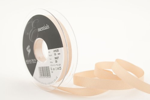 Berisfords Grosgrain Ribbon, Cream, 10mm