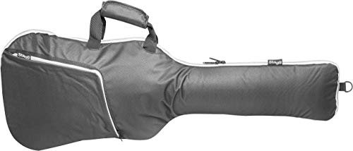 Stagg STB-10UE3 Economy Gig Bag for 3/4-Size Electric Guitar with 10-Millimetre Padded Interior & Two Shoulder Straps - Black