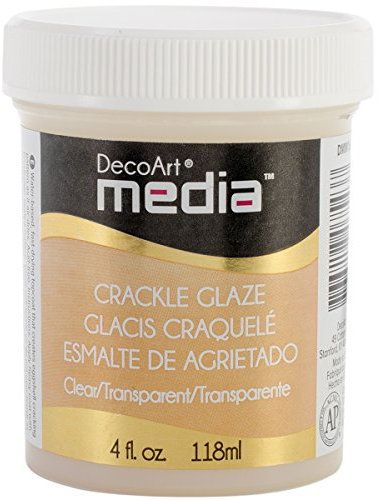 DecoArt Media Lackierungen, acryl, Transparente Crackle Glaze, 1 Count (Pack of 1)