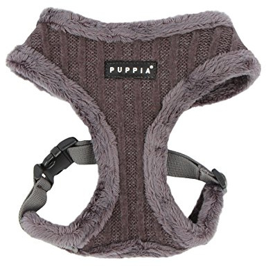 Puppia PAOD-AC1274 Modish Geschirr, S, grau