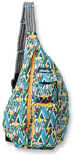 KAVU Rope Bag - Einzigartiger Outdoor Crossbody Rucksack Trifft Jeden Alltag Und Macht Es Mit Stil, unisex, Mehrfarbig (Woodland Art), Einheitsgröße