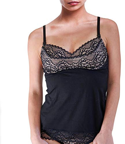 Ayla Handsfree Pumping and Nursing Bra, Nurse, Pump and Relax in One Breastfeeding Bra - Black - M