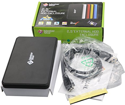 MasterStor Hard Drive 2.5-inch SATA External Hard Disk USB 3.0 Portable External Hard Disk Drive Super-Fast For Mac Laptop And PC Mac Hard Drive Black (1TB)