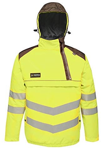 Regatta TRA316LA9PQ Tactical Hi-Vis Overhead Bomber, Size Large, Yellow/Grey