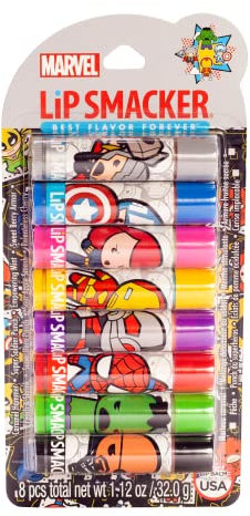 Lip Smacker, Marvel Avengers, Party Pack, 8 Pieces