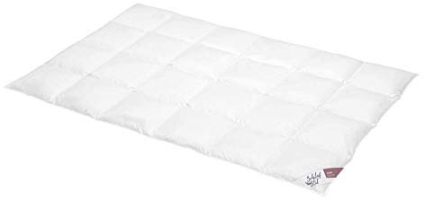 Schlafstil Kassettendecke D500 90% Daunen, 10% Federn Wärmestufe 4 Größe 135x200 cm