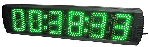 ChengBeautiful Compte A Rebours Chronomètre À Rebours Minutes Et Les Secondes Comptent 5 Pouces Grande Formation D'intervalle D'horloge Murale pour Les Activités De Chronométrage Sportif